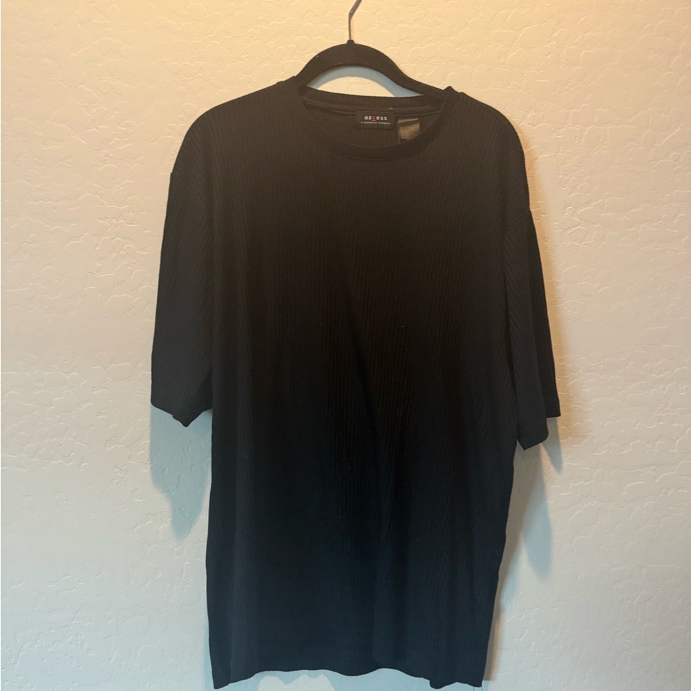 Armani Exchange Men’s Black Short Sleeve Shirt - XL